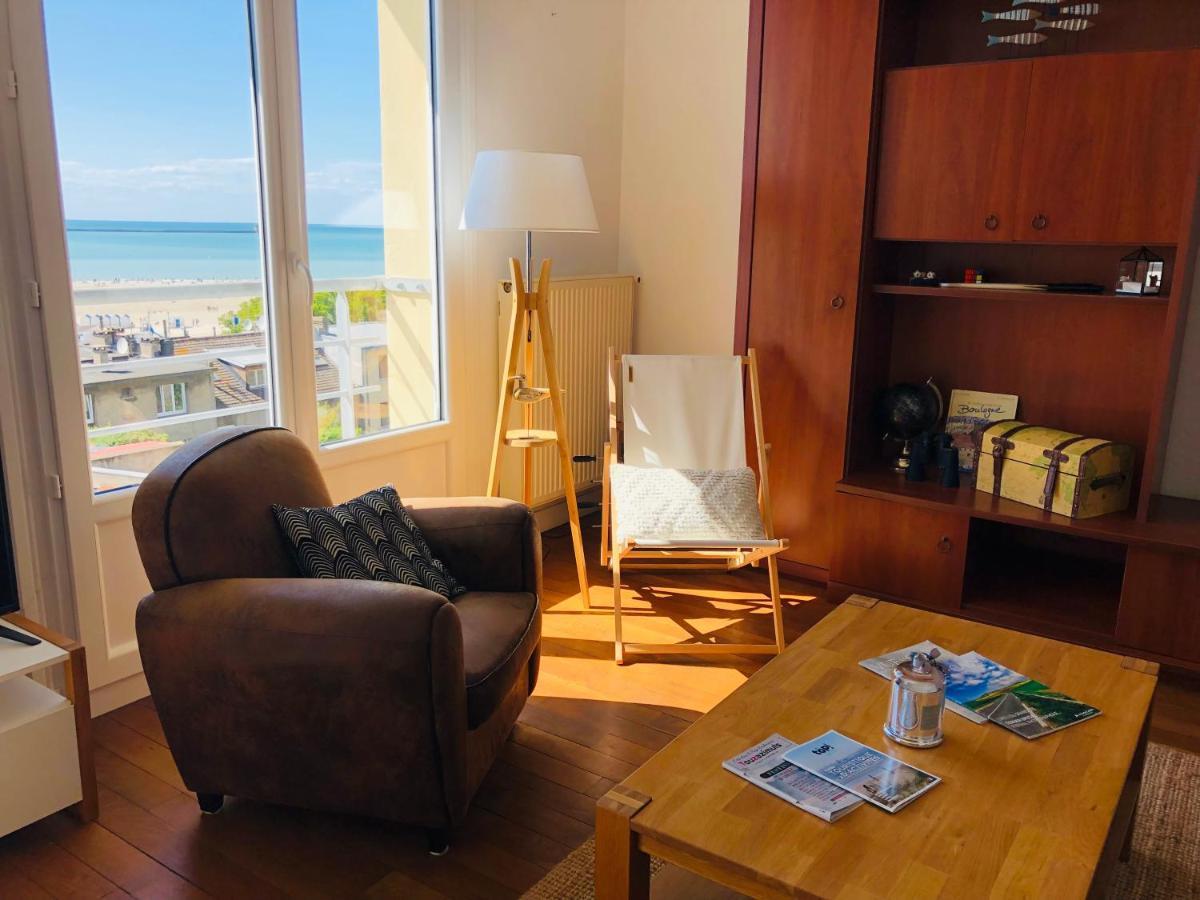 Bellevue -Appartement De Charme - Vue Imprenable Sur La Mer - Face A Nausicaa Boulogne-sur-Mer Eksteriør bilde